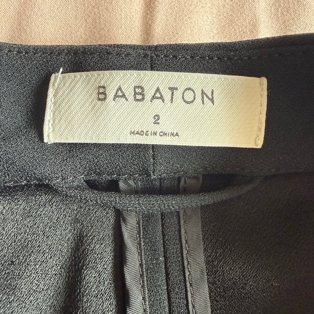 Babaton Black Open-Front Women's Blazer Jacket - Picture 7 of 11